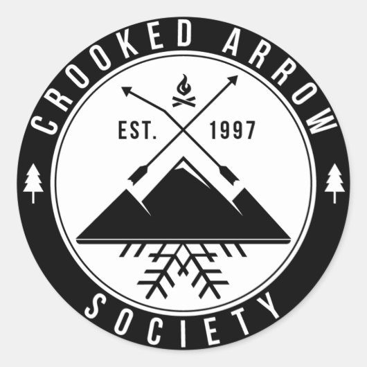 黒のステッカーシート ラウンドシール (正面)