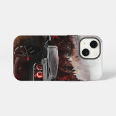 黒のスーパーカー iPhoneケース (裏面横)