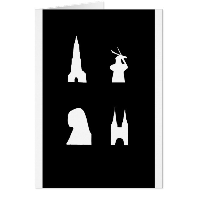 黒のデルフトシルエット (正面)