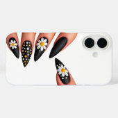 黒のネイルスタイル Case-Mate iPhoneケース (裏面 (横))