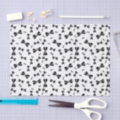 黒のネクタイ 薄葉紙 (クラフト)