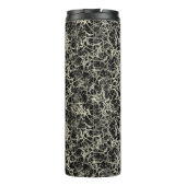 黒のネットワークニューロン – シームレスなパターン。 タンブラー (裏面)