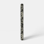 黒のネットワークニューロン – シームレスなパターン。 SAMSUNG GALAXYケース (左側面)