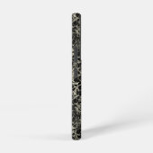 黒のネットワークニューロン – シームレスなパターン。 SAMSUNG GALAXYケース (右側面)