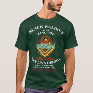 黒のハリバイ&ザ・リンコッド西リンオレゴンか Tシャツ