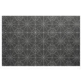 黒のハロウィンの蜘蛛の巣 ファブリック (ファットクウォーター)