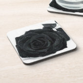 黒のバラのコースター コースター (左側)