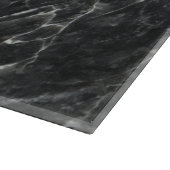 黒のバラの石パターン背景 カッティングボード (角)