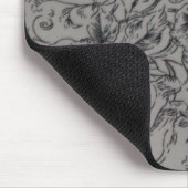 黒のバラ マウスパッド (コーナー)