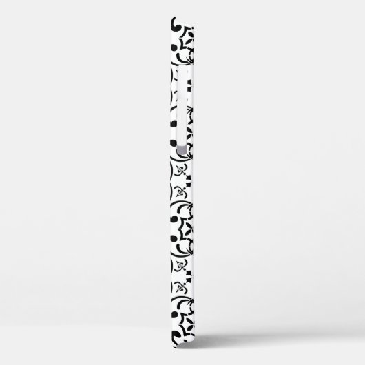 黒のパターン Case-Mate iPhoneケース (裏面 / 左)