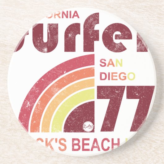 黒のビーチカリフォルニア コースター (正面)