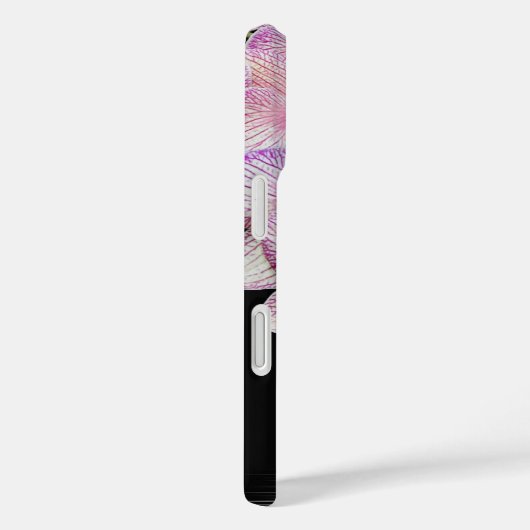 黒のピンクの蘭 Case-Mate iPhoneケース (裏面 / 右)