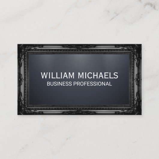 黒のフレクラシカルーム | お洒落プロフェッショナル 名刺 (正面)