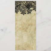 黒のフローラヴィンテージ メニュー (裏面)