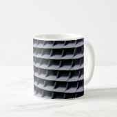 黒のプラスチック枠 コーヒーマグカップ (正面右)