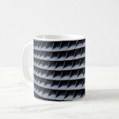 黒のプラスチック枠 コーヒーマグカップ (正面左)