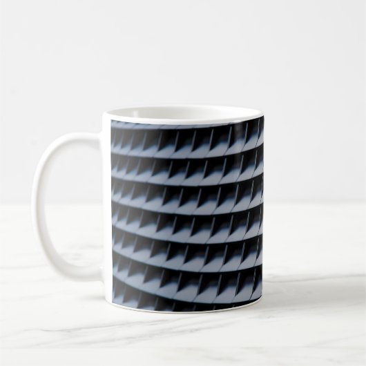 黒のプラスチック枠 コーヒーマグカップ (左)