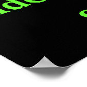 黒のベルトの張り ポスター (角)