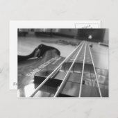 黒のベース ポストカード (正面/裏面)