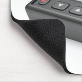 黒のページャ(画面空白の付) マウスパッド (コーナー)