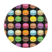 黒のマカロン行 カッティングボード (正面)