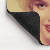 黒のマリリン マウスパッド (コーナー)