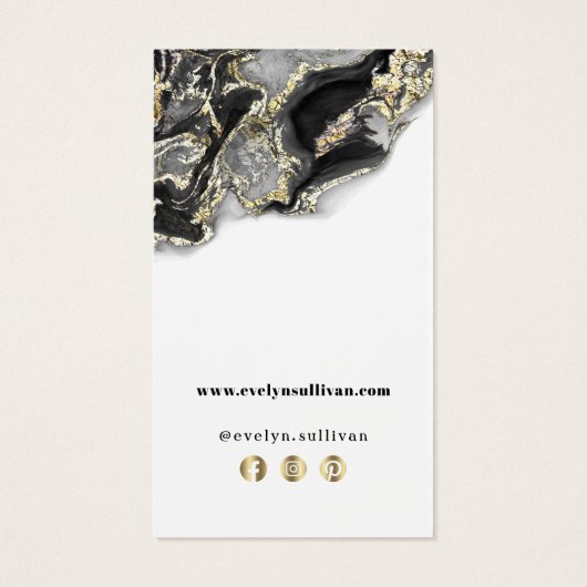 黒のマーリングデザインパッケージの挿入 (裏面)