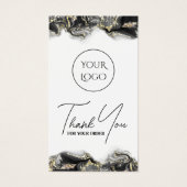 黒のマーリングデザインパッケージの挿入 (正面)