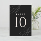 黒のミニマルモノグラエレガントムの表の番号 (スタンド正面)
