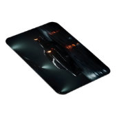 黒のラグジュアリーカー マグネット (右側)