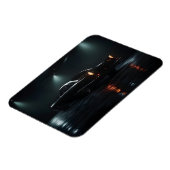 黒のラグジュアリーカー マグネット (左側)