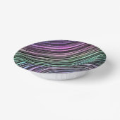 黒のレインボーストライプグラディエント： ペーパーボウル (傾斜あり)