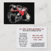 黒のヴィンテージのMotorsports 3の荷車引きATC 名刺 (正面/裏面)