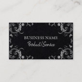 黒のヴィンテージ 名刺 (正面)