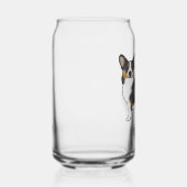 黒の三色ペンブローカウェルシュコーギーの名前 ガラス缶 (右)