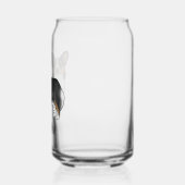 黒の三色ペンブローカウェルシュコーギーの名前 ガラス缶 (左)