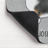 黒の三色ペンブローカウェルシュコーギーの名前 マウスパッド (コーナー)