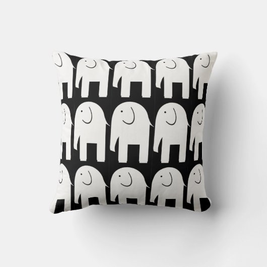 黒の不要品 クッション (裏面)