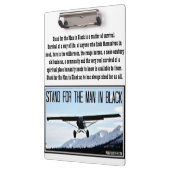 黒の人のための立場 クリップボード (左)