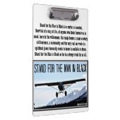 黒の人のための立場 クリップボード (右)