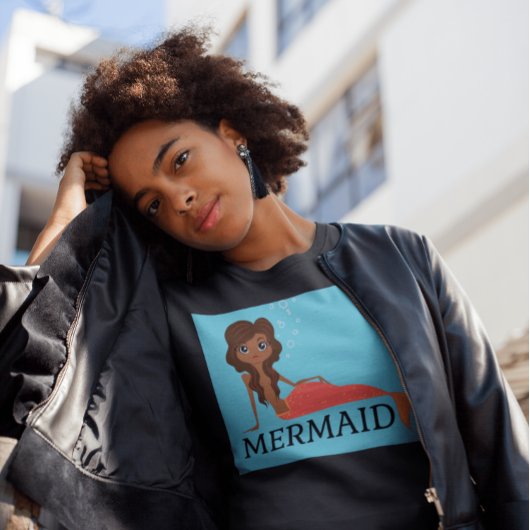 黒の人魚Tシャツ Tシャツ