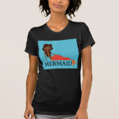 黒の人魚Tシャツ Tシャツ (正面)