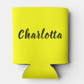 黒の個人用設定 |ネオンイエローカラー 缶クーラー (裏面)