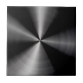 黒の光沢のある金属デザインステンレス鋼の外観 タイル (正面)