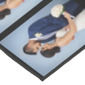 黒の写真のパターパーソナライズされたン テーブルクロス (アングル)