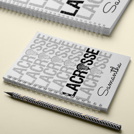 黒の動揺してラクロス ノートブック