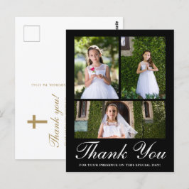 黒の十字の初領聖体 写真3枚 ポストカード