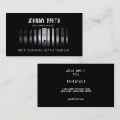 黒の名ミニマル刺 名刺 (正面/裏面)