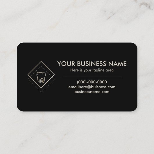 黒の名刺 名刺 (裏面)