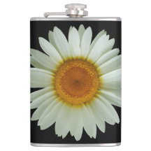 黒の夏の白いデイジー